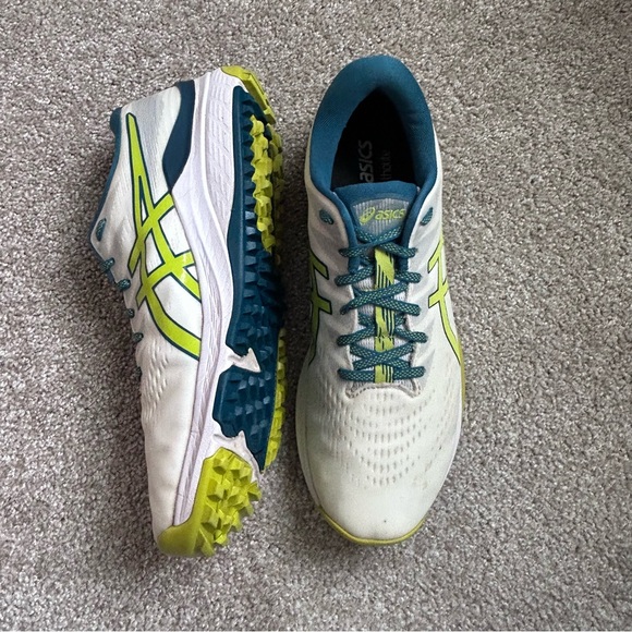 ASICS GEL-Kayano Ace Spikeless Size 11 Golf Shoes Men's White/Neon Lime 1111A209 - Picture 8 of 12